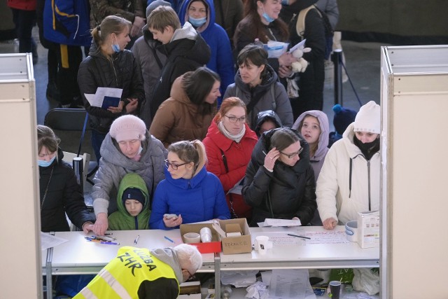 Magazyn na Międzynarodowych Targach Poznańskich kolejny dzień aktywnie działa, by zapewnić ukraińskim uchodźcom wszystko co niezbędne. Ukrainki i Ukraińcy mogą zarówno samemu wybrać potrzebne produkty z wydzielonej części, jak i przygotowaną listę wręczyć wolontariuszom, którzy przygotują dla nich wskazane rzeczy. Zobacz na zdjęciach, jak wygląda praca magazynu na MTP --->