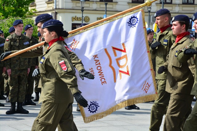 Ślubowanie uczniów szkół mundurowych w Wadowicach