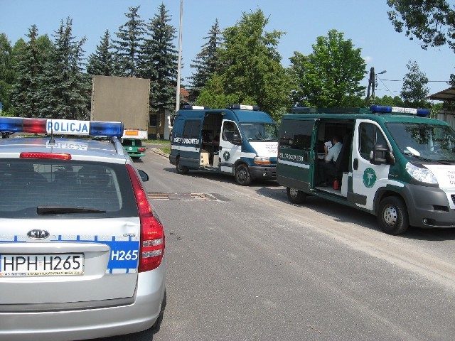 Zwoleńscy policjanci prowadzili działania wspólnie z funkcjonariuszami Inspekcji Transportu Drogowego w Radomiu 