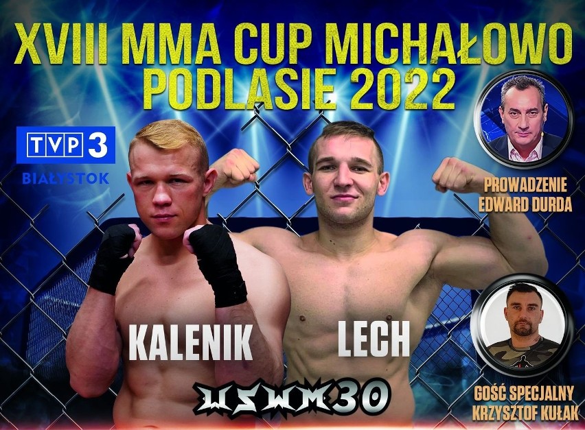 XVIII MMA CUP Podlasie Michałowo 2022. Wojownicy mieszanych sztuk walki znów powalczą w regionie