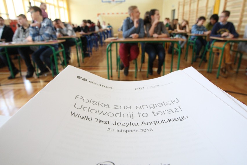 Wielki Test Języka Angielskiego w Kielcach (WIDEO, zdjęcia)