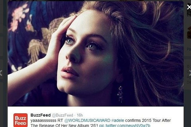 Adele (fot. screen z Twitter.com)