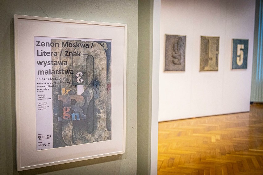 Wystawa „ZENON MOSKWA / LITERA / ZNAK” prezentuje prace...