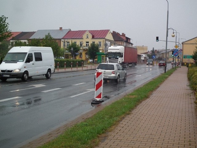 Pachołek&#8221; stoi w tym miejscu już kilka tygodni. 