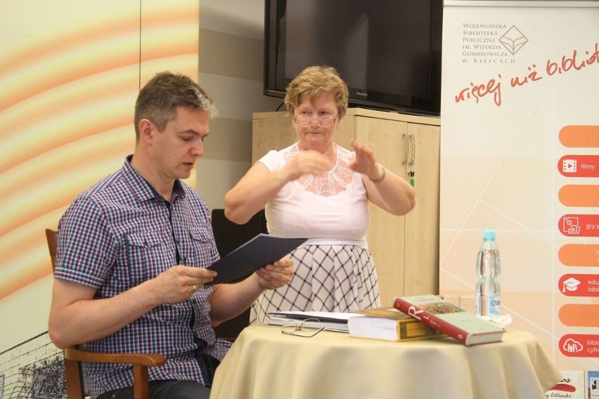 Spotkanie dla niesłyszących w Wojewódzkiej Bibliotece Publicznej w Kielcach 