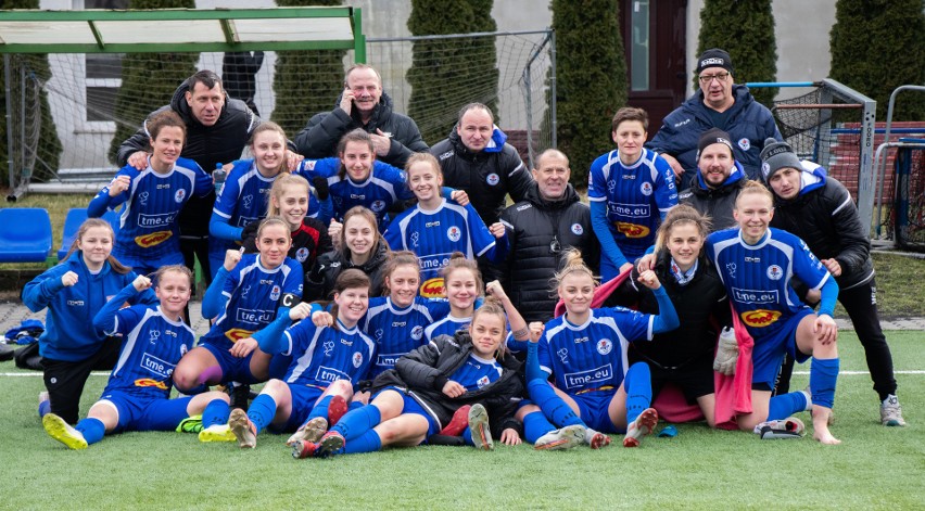 TME Grot SMS Łódź - Górnik Łęczna 1:1. Pochwały od trenera kadry. Łodzianki przerwały serię mistrza [ZDJĘCIA FILM)