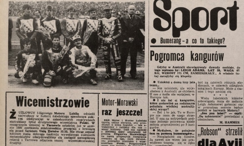 Żużel 30, 40 lat temu to był kompletnie inny świat niż ten,...