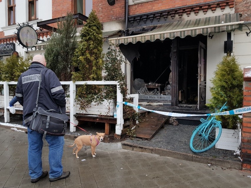 Pożar w restauracji Weranda przy Szosie Chełmińskiej