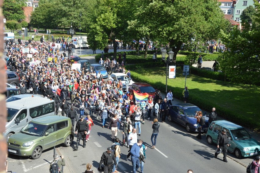 Zarzuty za zakłócanie Marszu Równości w Gdańsku. Radna: "Byliśmy grzeczni"