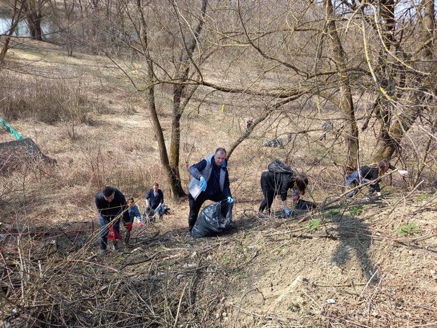 W sobotę społecznicy sprzątali brzegi Sanu w Przemyślu. Jak...