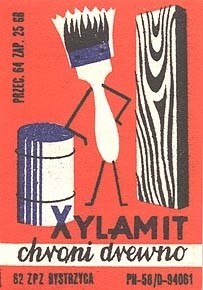 W czasach PRL-u ksylamit był popularnym środkiem do drewna.