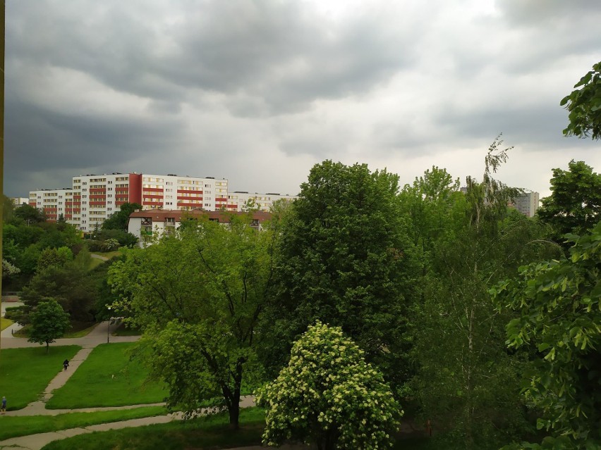 Burzowe niebo nad Lublinem