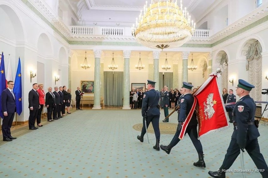 Awans generalski w podlaskiej KAS z rąk prezydenta RP....