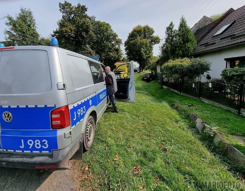 Wypadek w Kotorzu Małym. Zderzenie dwóch samochodów suzuki....