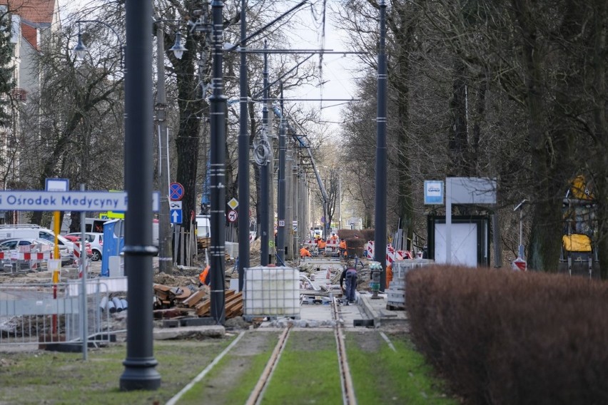 Modernizacja torowiska w ciągu ulicy Bydgoskiej