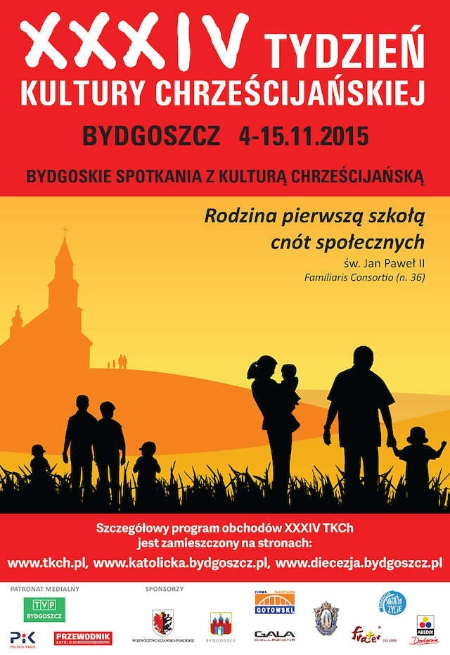 34. Tydzień Kultury Chrześcijańskiej poświęcony jest rodzinie.