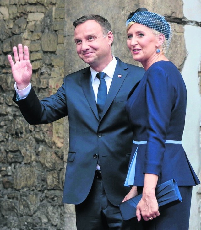 Prezydent Andrzej Duda z małżonką Agatą Kornhauser-Dudą