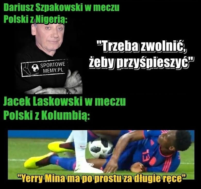 Mistrzostwa świata 2018. Polska - Kolumbia [MEMY]