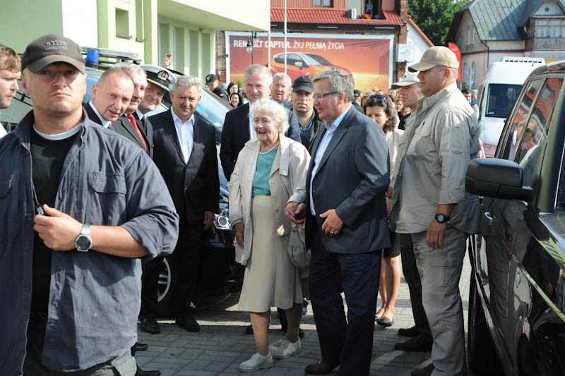 Prezydent Komorowski odwiedził Ustkę [ZDJĘCIA]
