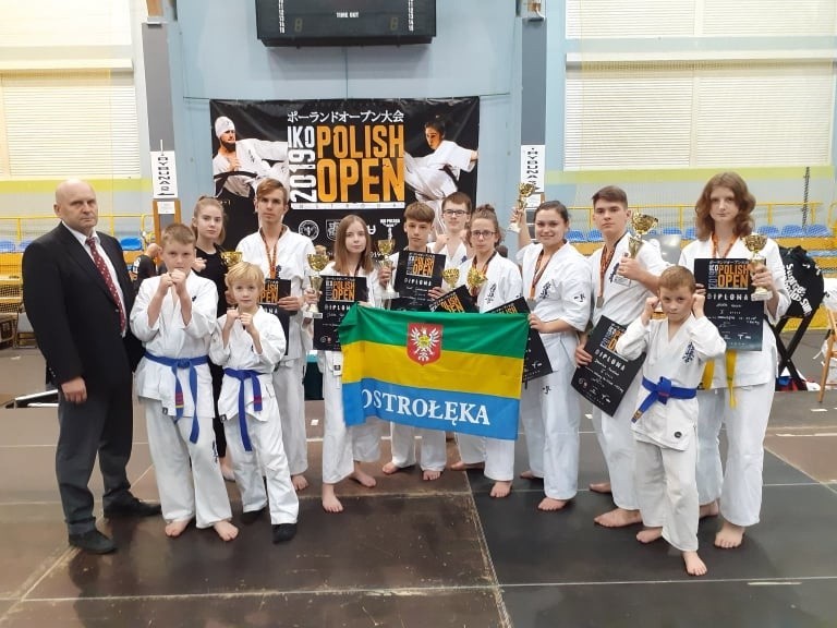 Karate. Ostrołęcki Klub Karate Kyokushin przywiózł 8 medali z IKO Polish Open 2019 w Ostródzie