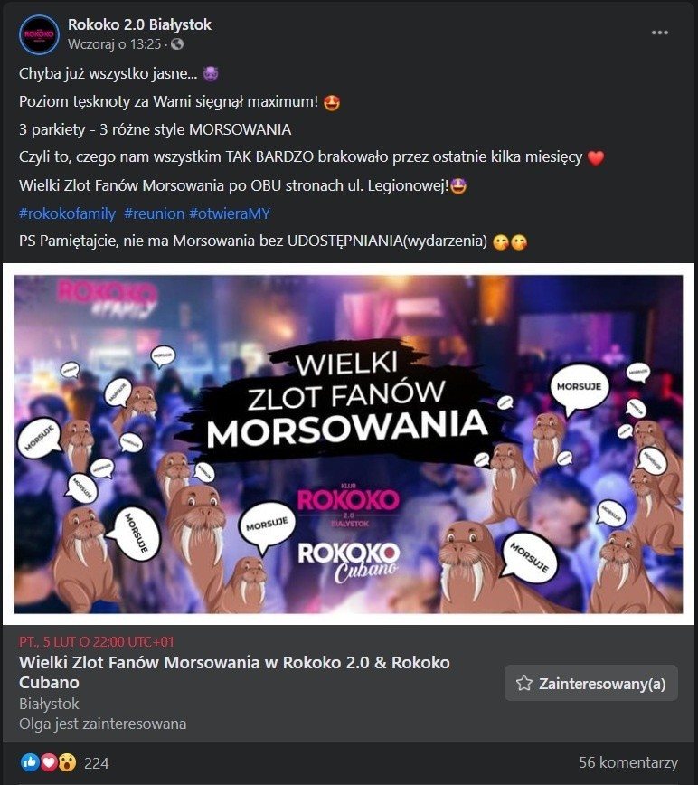 Rokoko 2.0 & Rokoko Cubano zapraszają na Wielki Zlot Fanów...