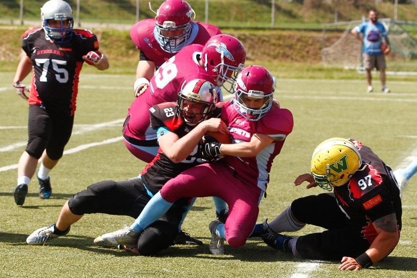 Rzeszów Rockets - Zagłębie Steelers 55:0.