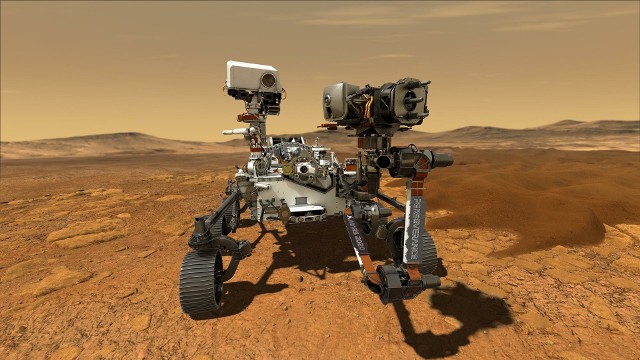 Próbki minerałów na Marsie zbiera łazik Perseverance