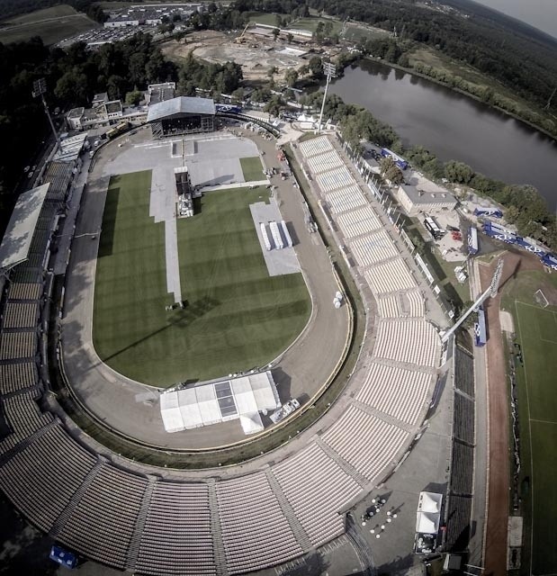 To tu zagra dziś Rod Stewart! Stadion w Rybniku z lotu ptaka  [NAJNOWSZE ZDJĘCIA]