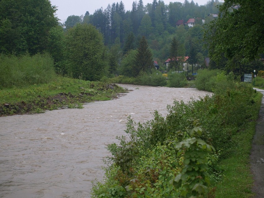 Powódź 2014 w Wiśle - lokalne podtopienia