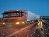 Wypadek na A2 w Łódzkiem. Zderzyły się dwie ciężarówki. Droga była zablokowana