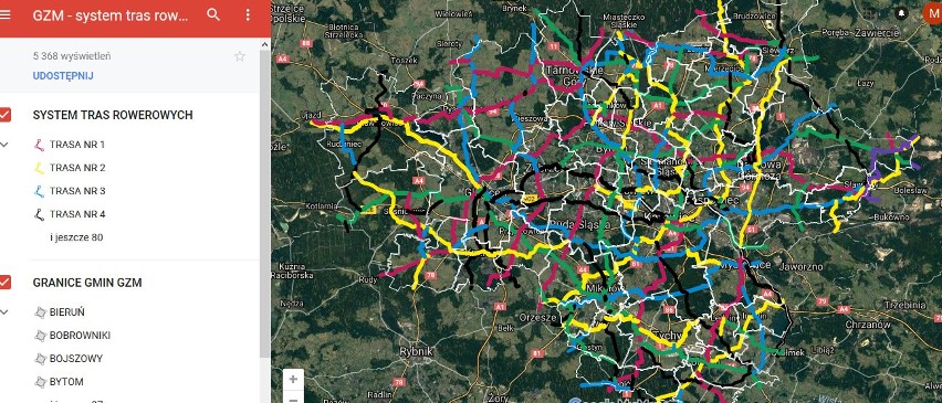 Śląsk: Trasy rowerowe połączą wszystkie gminy i miasta Górnośląsko-Zagłębiowskiej Metropolii. Można zgłaszać własne uwagi i pomysły
