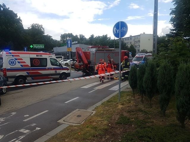 Na ul. Wasilkowskiej w Białymstoku doszło do wypadku....