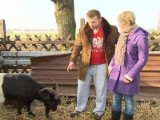 Mieszkaniec Słupska sypia z kozą w niemieckiej telewizji [wideo]