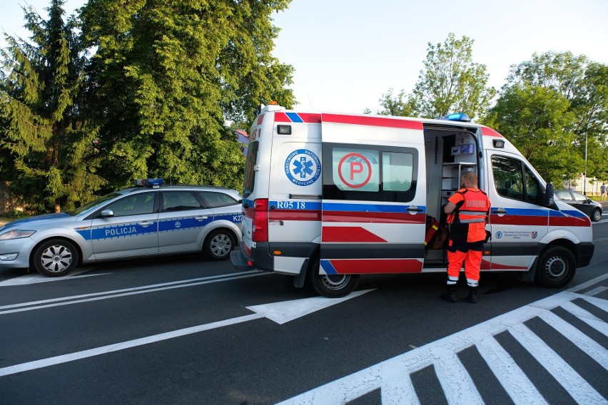 Do wypadku doszło w niedzielę o godz. 19 na ul. Krakowskiej...