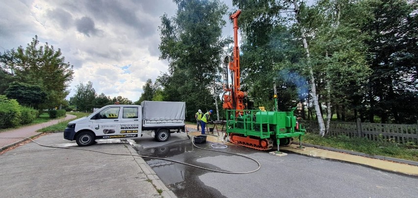 Badania na ulicy Niepodległości w Bukownie