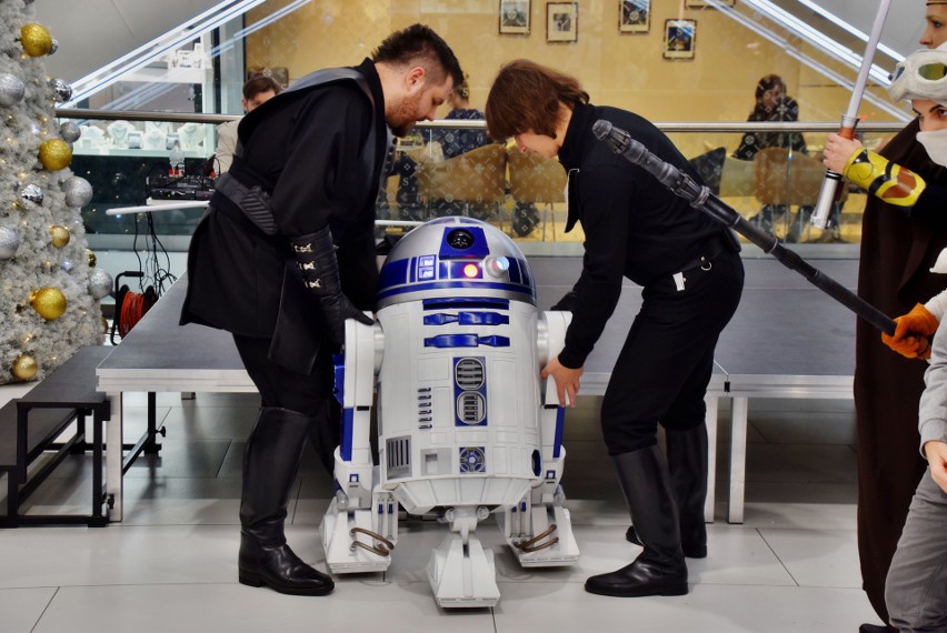 Był nawet działający R2-D2...choć akurat bez C3PO u jego...