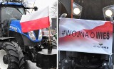 Strajk rolników. W proteście przeciwko drożyźnie rolnicy zablokowali drogi powiatu inowrocławskiego i Inowrocław [zdjęcia]