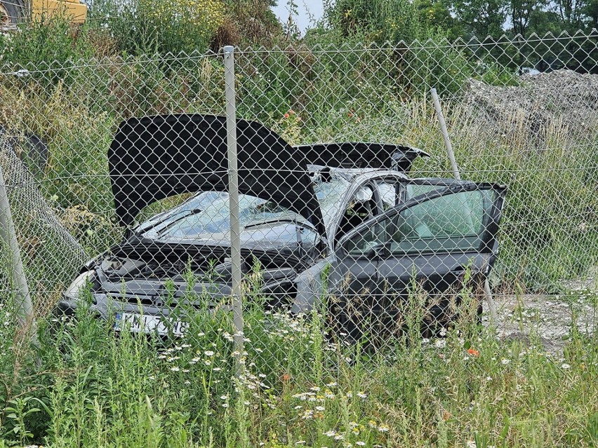 Wypadek w Wężerowie w gminie Słomniki