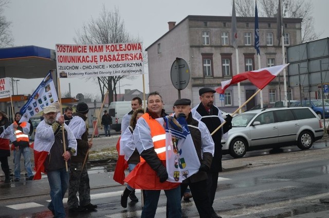 To jeszcze nie była regularna blokada, ale próbny spacerek po rondzie...