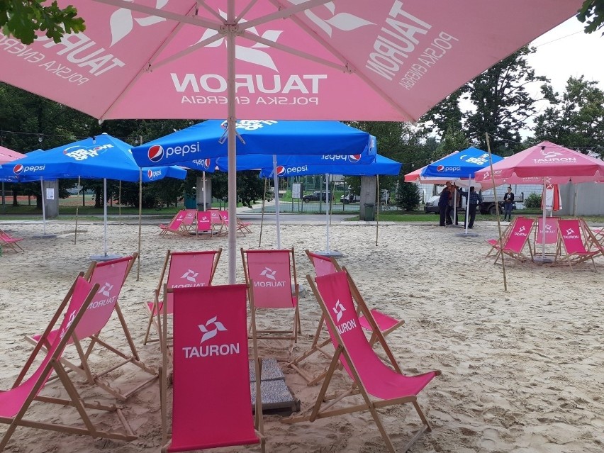 Tauron Silesia Beach, czyli plaża na Stadionie Śląskim. To...