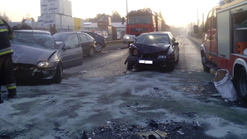 Do groźnego wypadku doszło dziś rano w Dąbrowie...