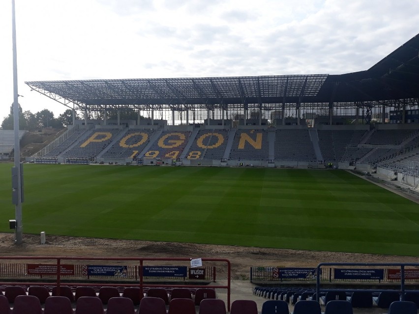 Stadion Pogoni - stan 12 września 2020.