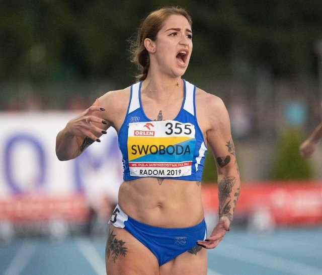 W biegu na 100 metrów zwyciężyła Ewa Swoboda.