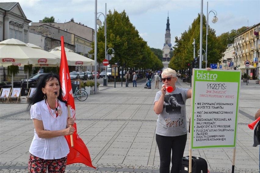 Pikieta pracowników TESCO