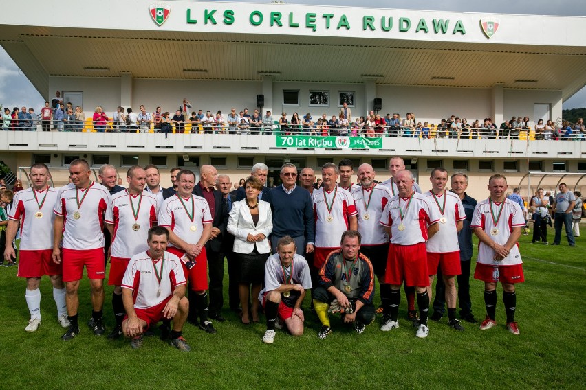 Adam Nawałka w Rudawie podczas  jubileuszu 70-lecia klubu...