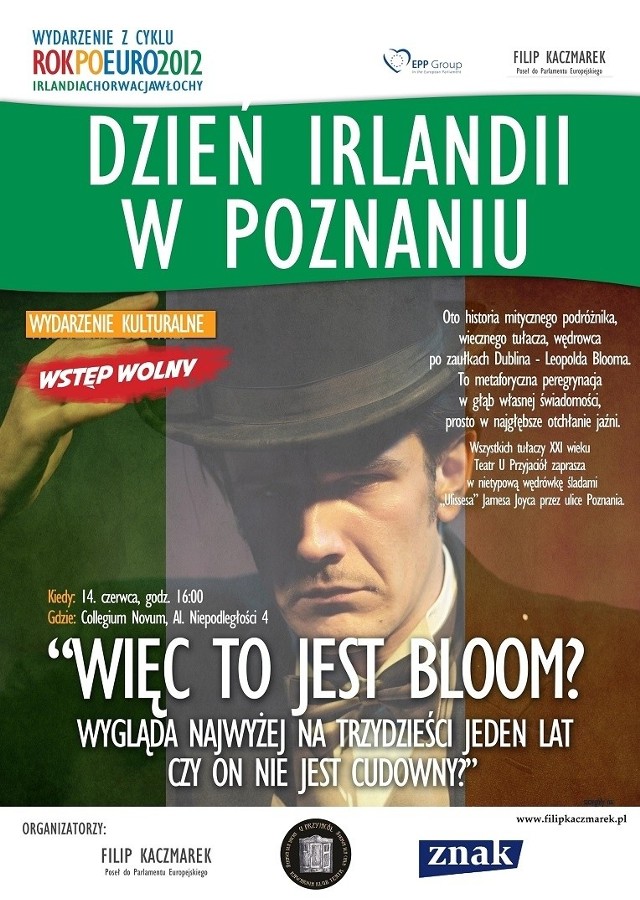 Już w piątek 13 czerwca Dzień Irlandii w Poznaniu.