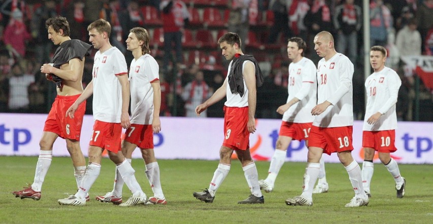 26.03.2008 krakow mecz towarzyski kadry  narodowej w pilce...