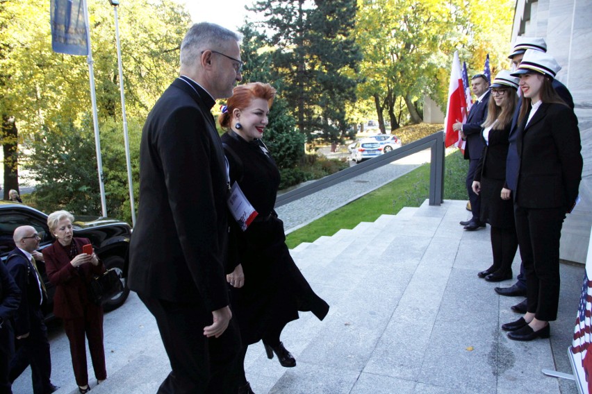 Georgette Mosbacher, ambasador USA w Polsce, wzięła udział w...