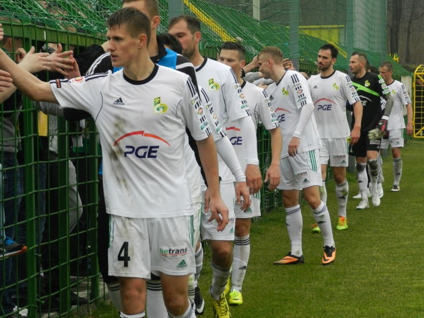 Kibice na meczu GKS Katowice - GKS Bełchatów 2:2