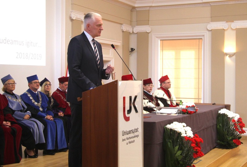 Wicepremier Jarosław Gowin gościł na inauguracji nowego roku...